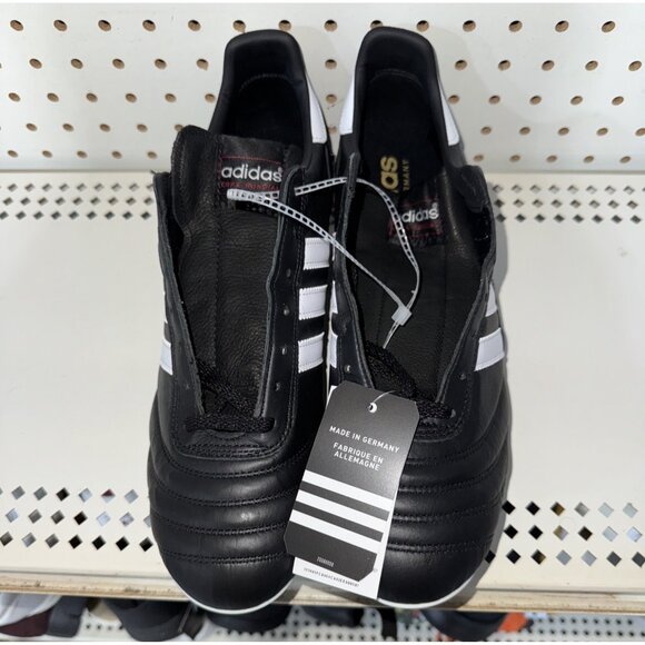 Adidas Copa Mundial FG Mens Leather Soccer Cleats Size 10.5 Black White 015110 - Picture 4 of 9